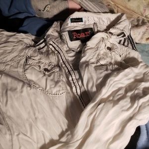 Roar size Large horse show circut longsleeve shirt